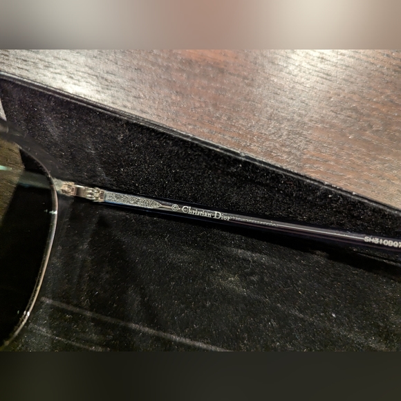 Dior Reflected Black Metallic Disco Sunglasses - Picture 3 of 7